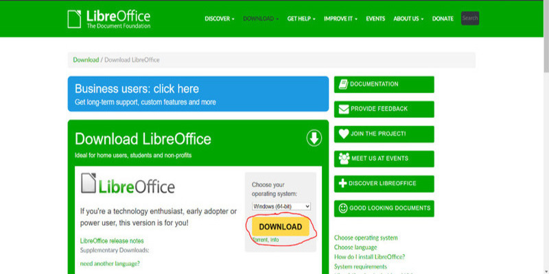 Tải LibreOffice 7.2.4.1 - Hướng dẫn miễn phí chi tiết nhất