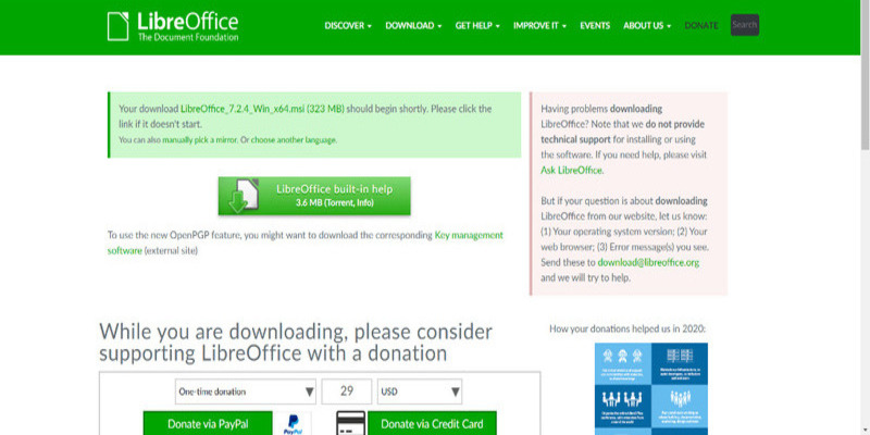 Tải LibreOffice 7.2.4.1 - Hướng dẫn miễn phí chi tiết nhất
